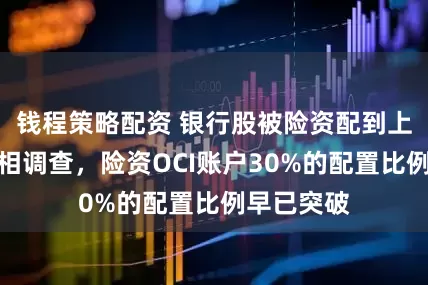 钱程策略配资 银行股被险资配到上限了？真相调查，险资OCI账户30%的配置比例早已突破